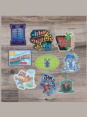 Dutch Bros 9 pack Sticker Set - 1